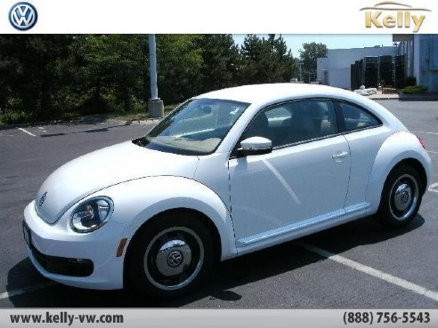 2013 Volkswagen Beetle Coupe 2.5 PZEV Candy White, DANVERS, MA