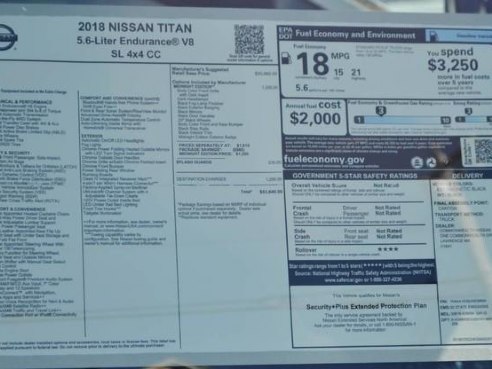 2018 Nissan Titan SL Magnetic Black, Lawrence, MA