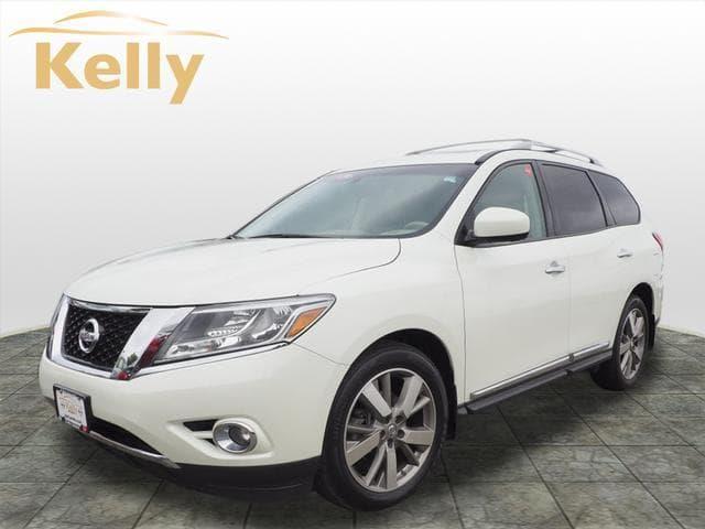 2015 Nissan Pathfinder 4WD 4dr Platinum Pearl White, Beverly, MA