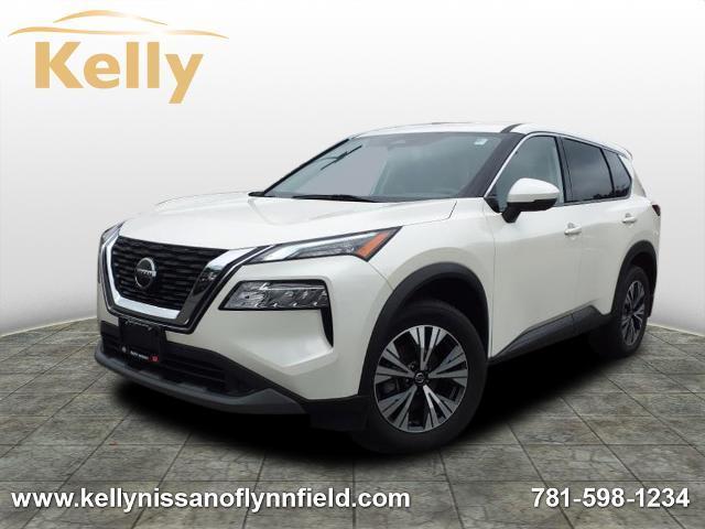 2021 Nissan Rogue AWD Pearl White Tricoat, LYNNFIELD, MA
