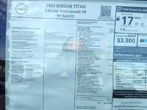 2024 Nissan Titan SV , Johnstown, PA